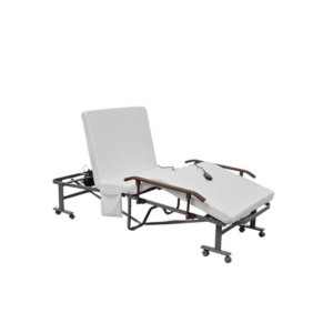 เตียงพับไฟฟ้า EazyBed Electric New Jumbo สีขาว ปรับด้วยรีโมท พับเก็บง่าย